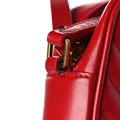 Saint Laurent Calfskin Matelasse Monogram Lou Camera Bag Rouge Eros 11 of 12