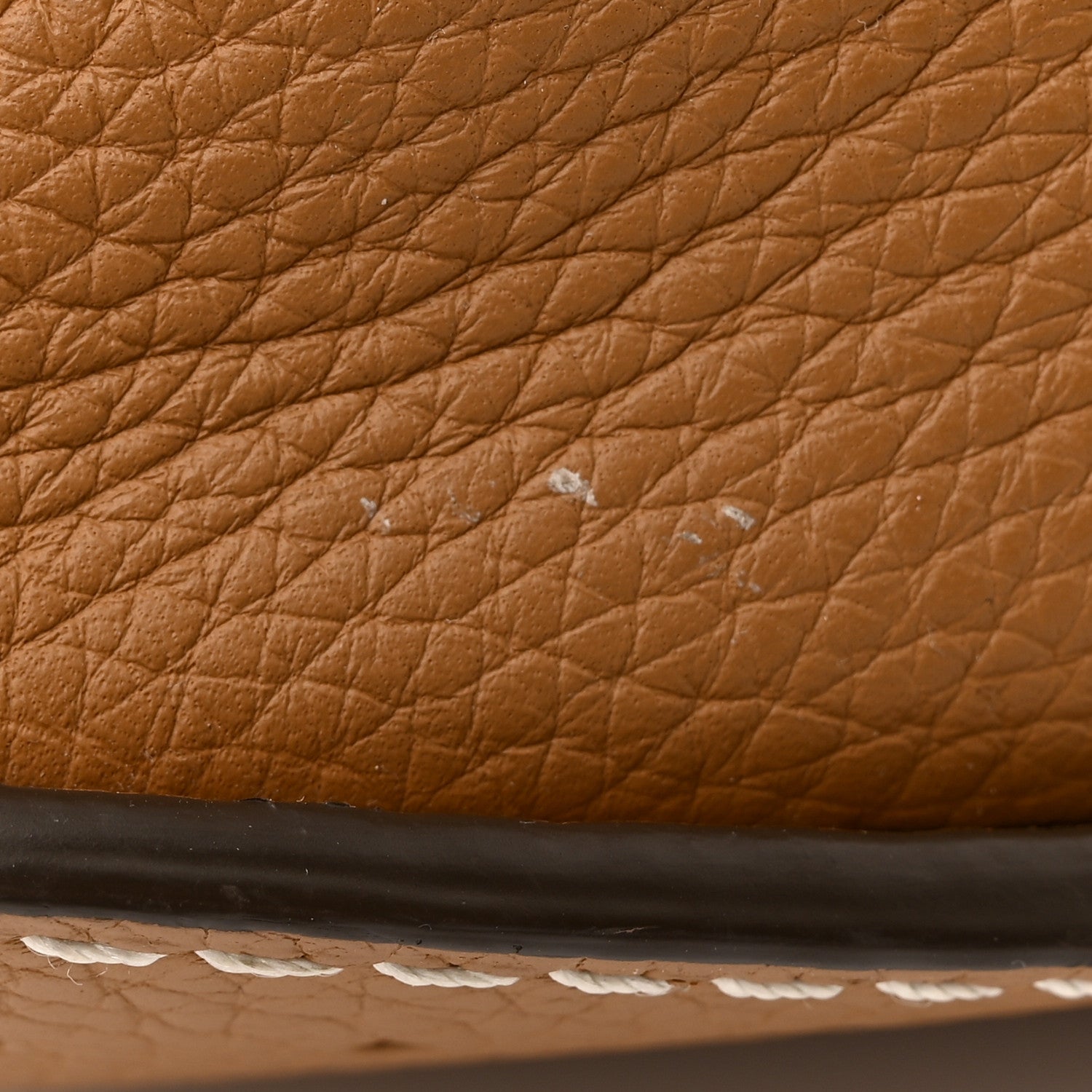 Delvaux Taurillon Pin Daily Surpique Bucket Vegetal Ivory 10 of 10