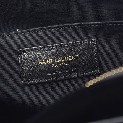 Saint Laurent Velvet Matelasse Monogram Lou Camera Bag Black 8 of 10