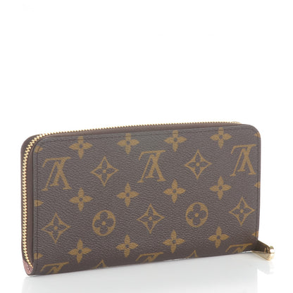 Louis Vuitton Monogram Zippy Wallet Rose Ballerine 3 of 7