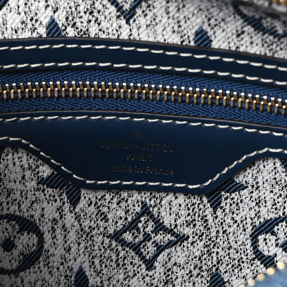 Louis Vuitton Monogram Jacquard Denim Speedy Bandouliere 25 Bleu 6 of 8