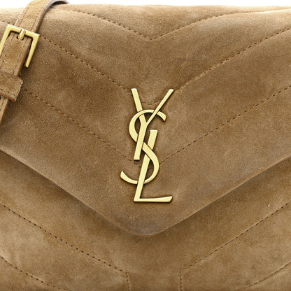 Saint Laurent Suede Toy Loulou Shoulder Bag Cinnamon 8 of 11
