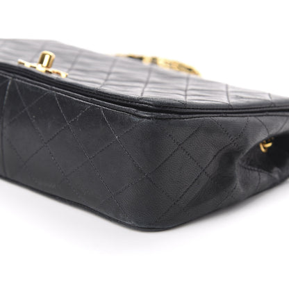 Chanel Lambskin Quilted Small Single Flap Black 7 of 10