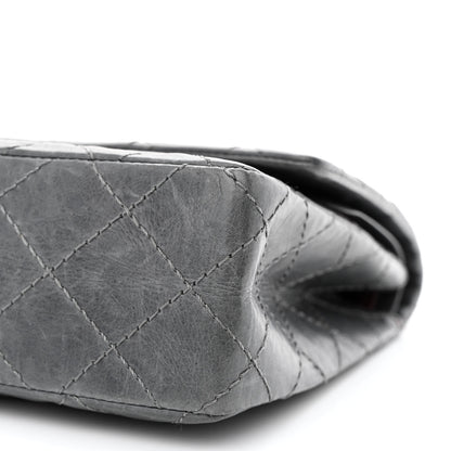 Chanel Aged Calfskin Quilted 50th Anniversary 2.55 Reissue Flap 226 Grey 11 of 12