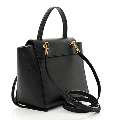 Celine Grained Calfskin Nano Belt Bag Black 3 of 12