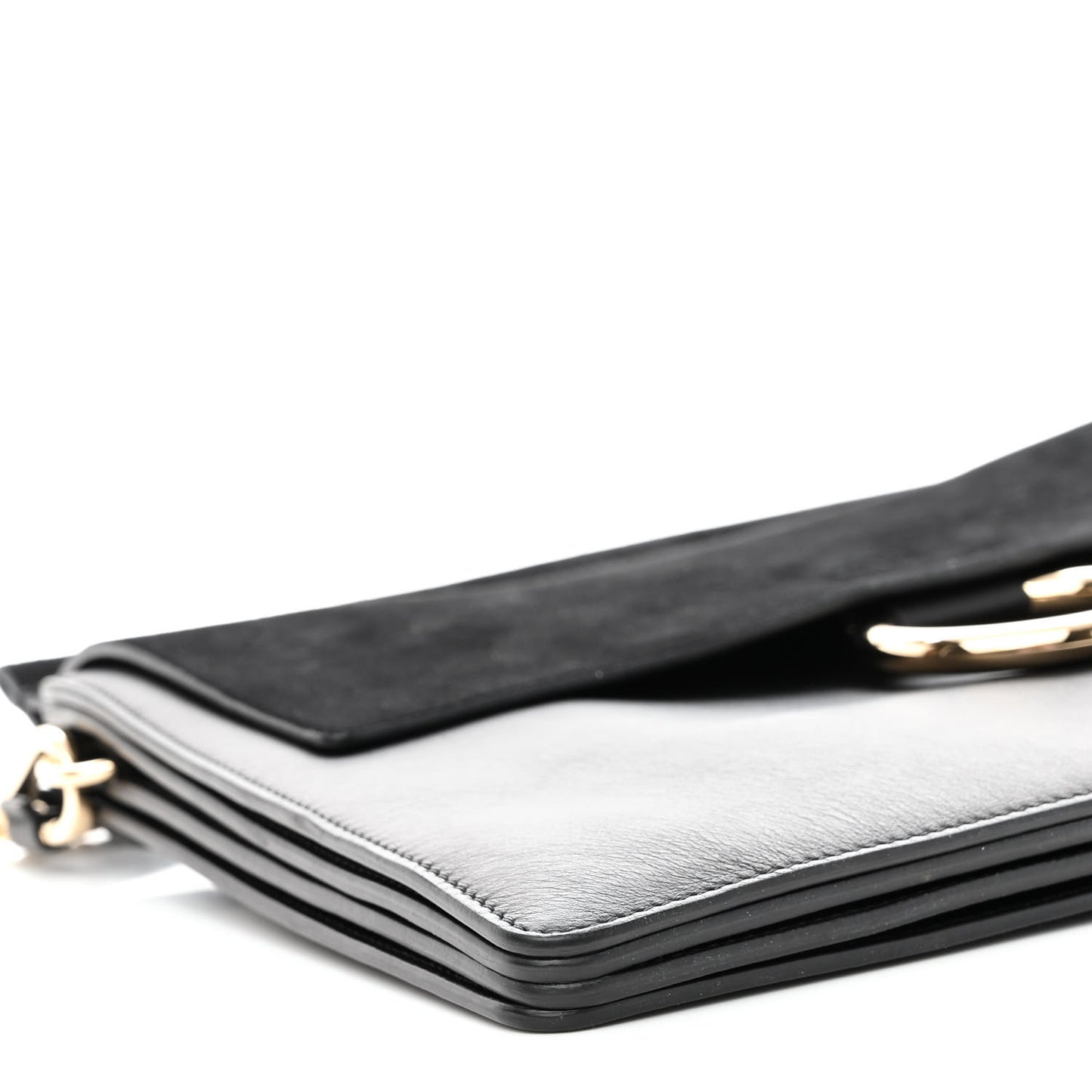Suede Calfskin Medium Faye Shoulder Bag Black
