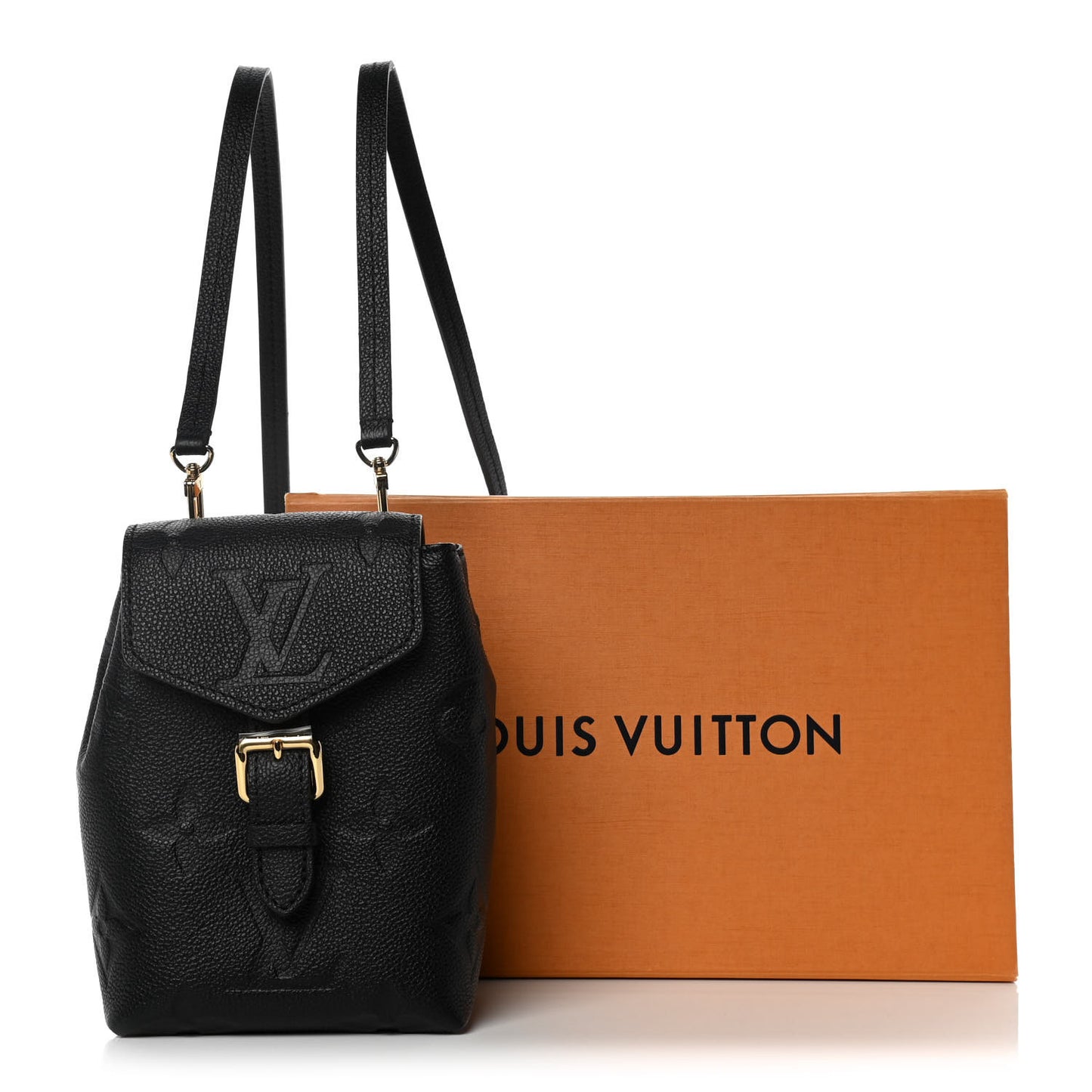 Empreinte Monogram Giant Tiny Backpack Black