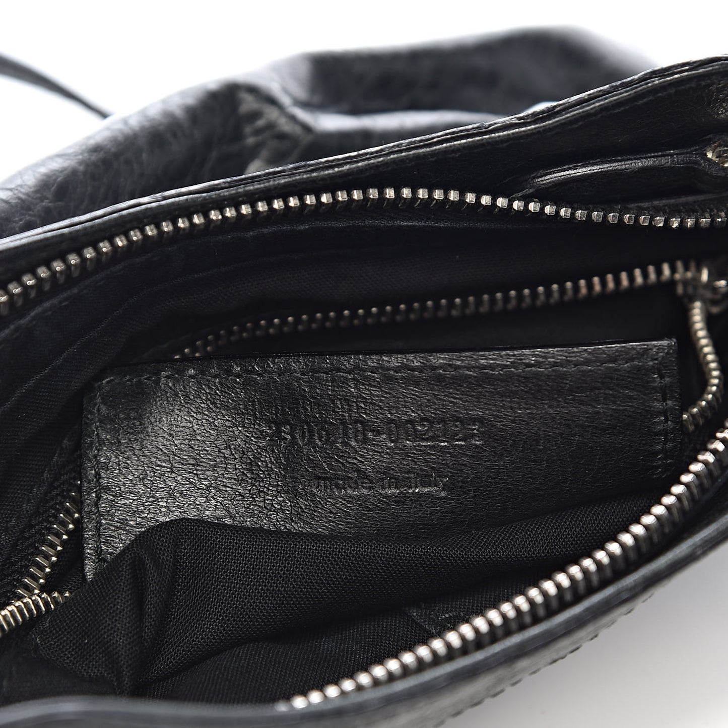 Agneau Giant 12 Silver Hardware Hip Black