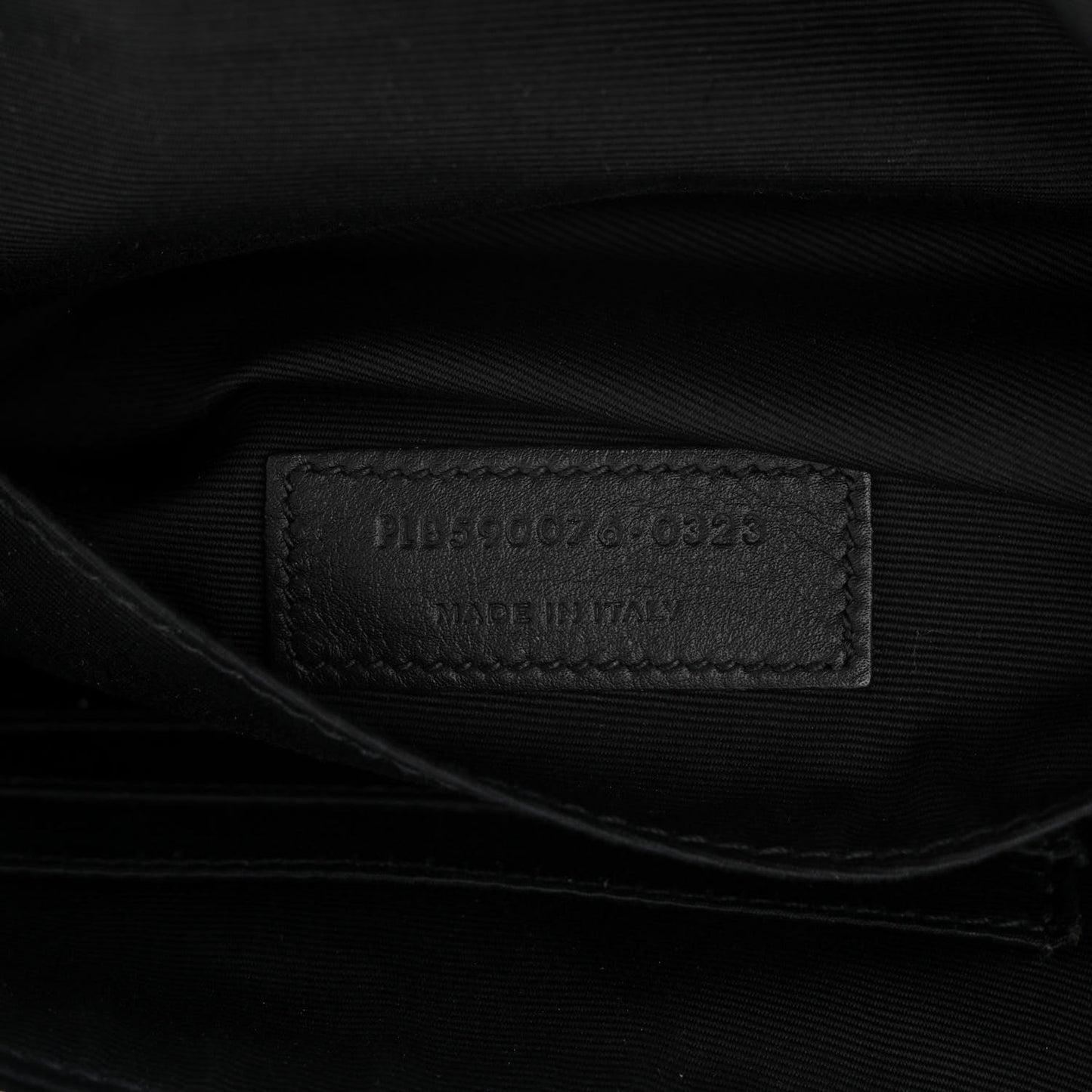 Canvas Monogram Belt Bag Black
