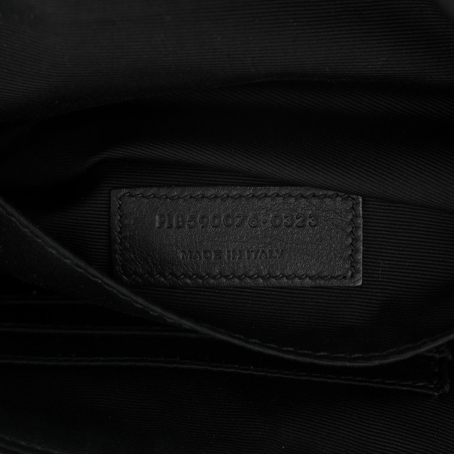 Saint Laurent Canvas Monogram Belt Bag Black 7 of 11