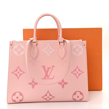Louis Vuitton Empreinte Monogram Giant Onthego MM Degrade Rose 10 of 10