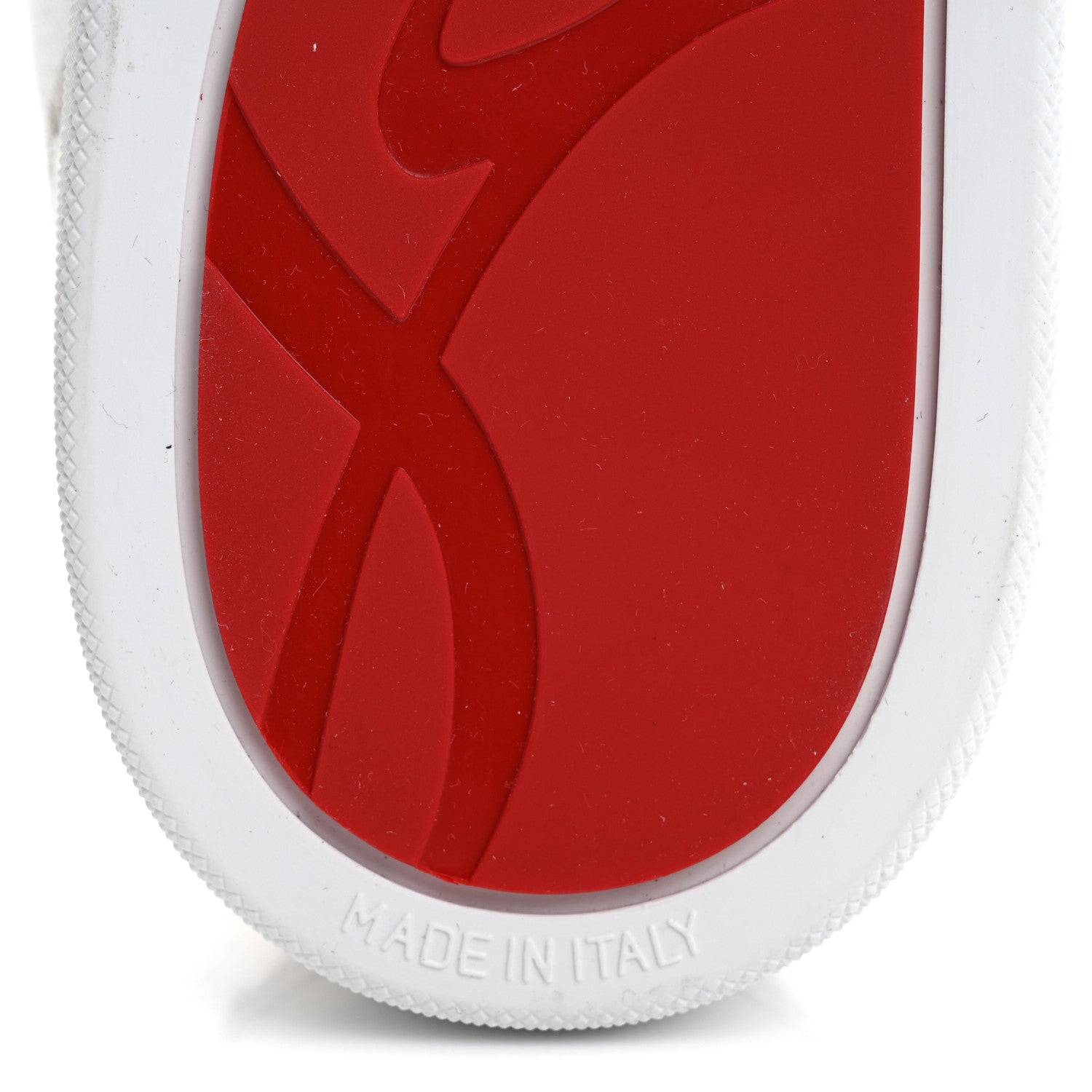 Christian Louboutin Calfskin Mens Fun Junior Low Top Sneaker 42.5 White 8 of 10