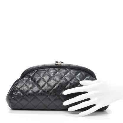 Chanel Caviar Quilted Timeless Clutch Black 2 of 9