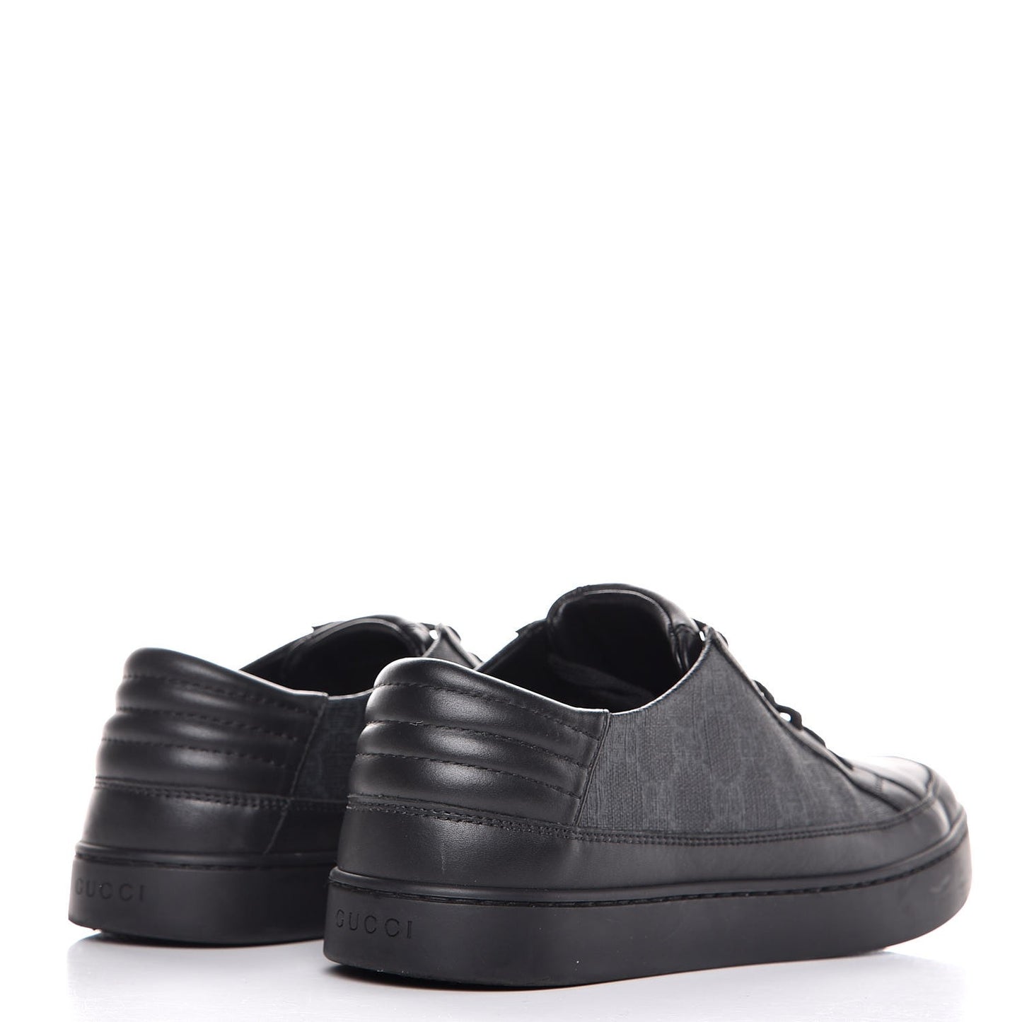 GG Supreme Monogram Mens Sneakers 9.5 Black