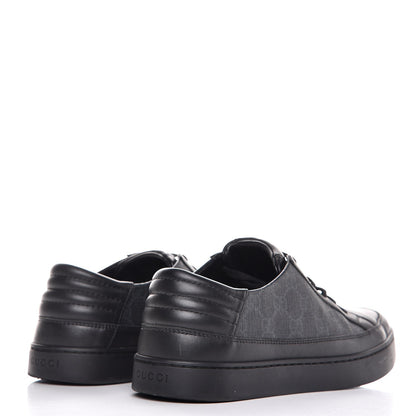 Gucci GG Supreme Monogram Mens Sneakers 9.5 Black 4 of 11