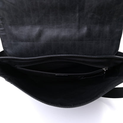 Christian Dior Monogram Coated Canvas Messenger Black 4 of 7