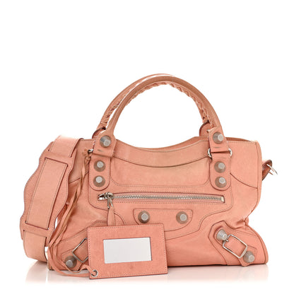 Balenciaga Agneau Giant 21 Silver Hardware City Vieux Rose 1 of 17