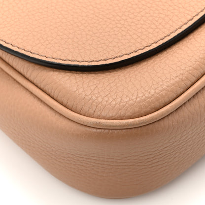 Gucci Pebbled Calfskin Medium Soho Flap Crossbody Camelia 11 of 12