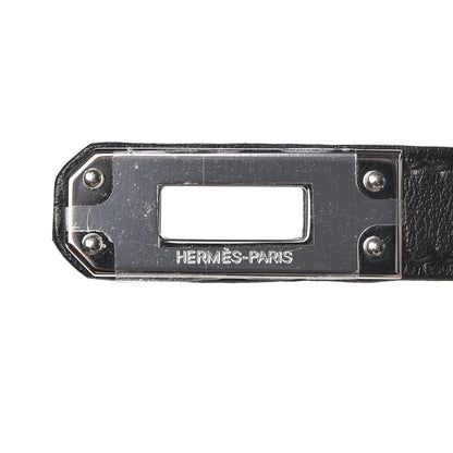 Hermes Swift Kelly Pochette Clutch Black 8 of 25
