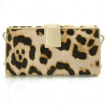 Saint Laurent Pony Hair Leopard Wallet 3 of 11