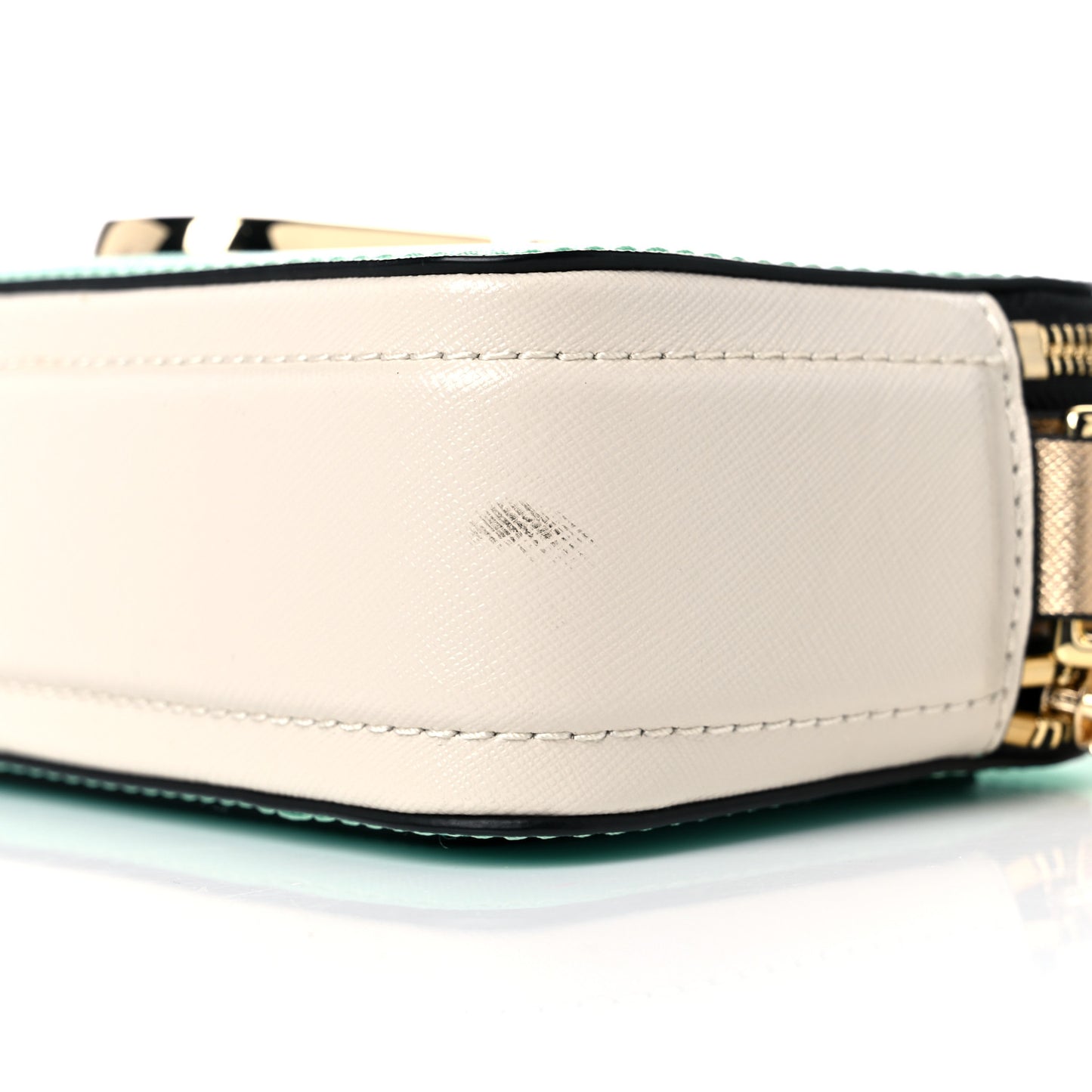 Saffiano Small Snapshot Camera Bag Mint Julep Multicolor