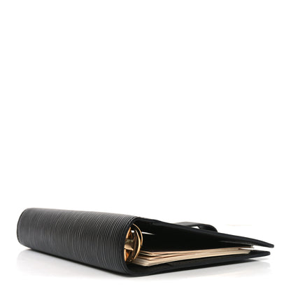 Louis Vuitton Epi Medium Ring Agenda Cover Black 4 of 6
