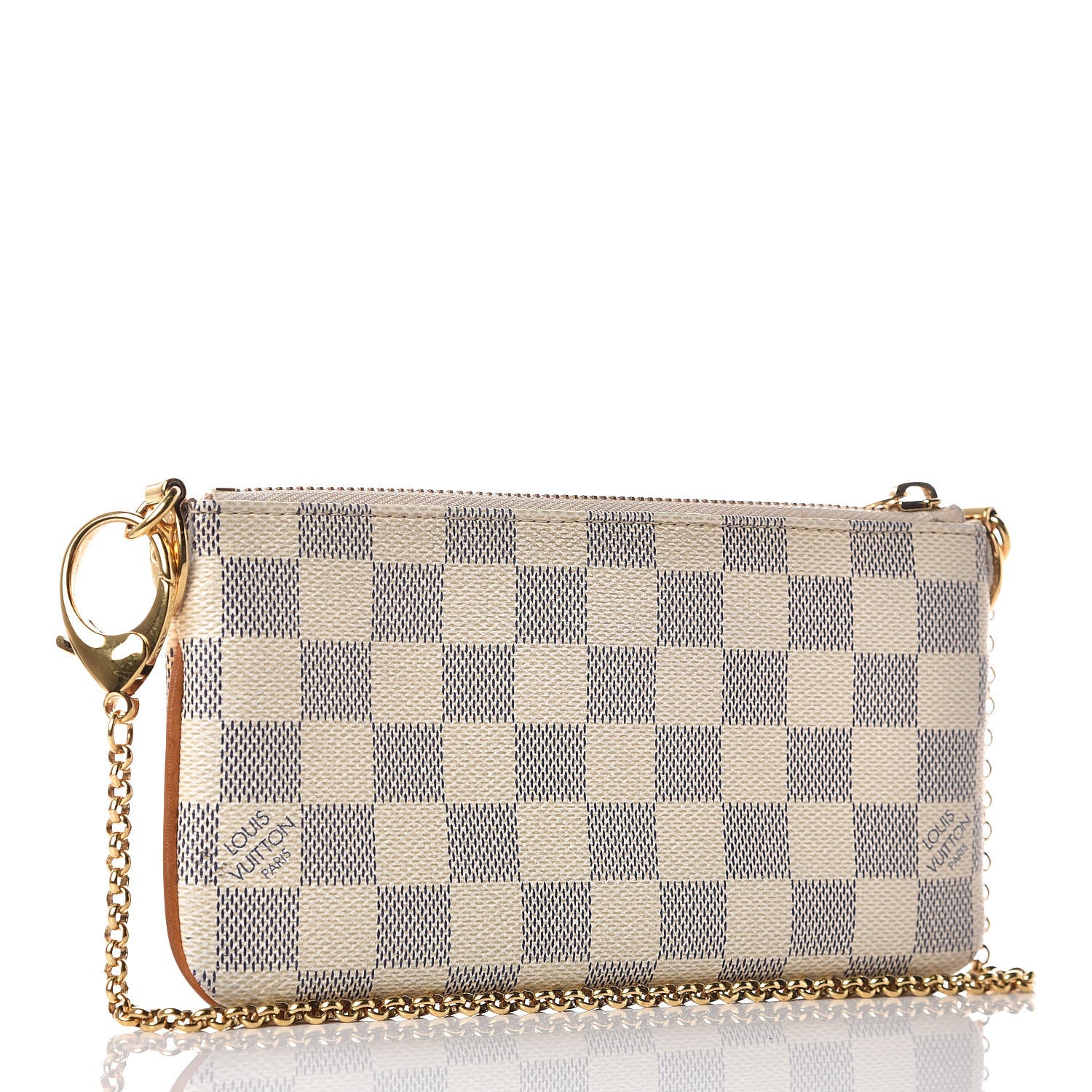 Louis Vuitton Damier Azur Pochette Milla MM 3 of 9