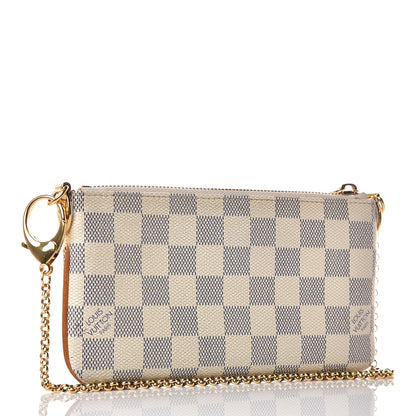 Louis Vuitton Damier Azur Pochette Milla MM 3 of 9