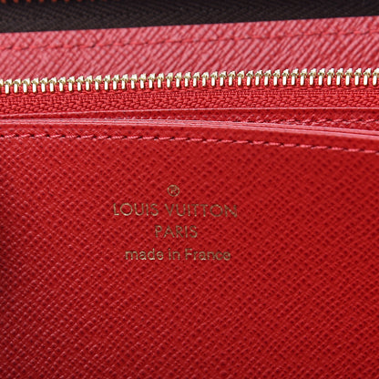 Louis Vuitton Damier Ebene Studded Zippy Wallet Cherry 5 of 8