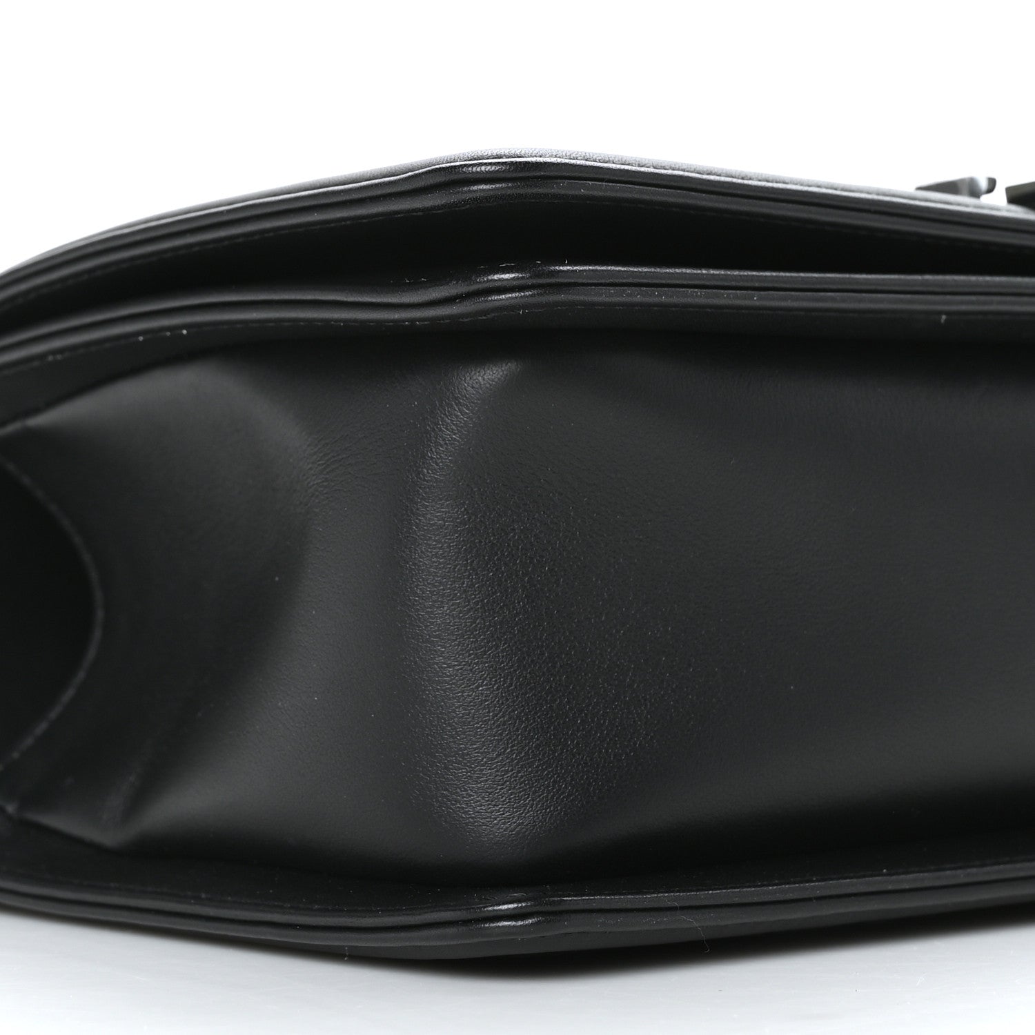 Chanel Calfskin Quilted Medium Boy Flap So Black 9 of 11