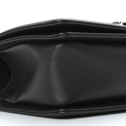 Chanel Calfskin Quilted Medium Boy Flap So Black 9 of 11