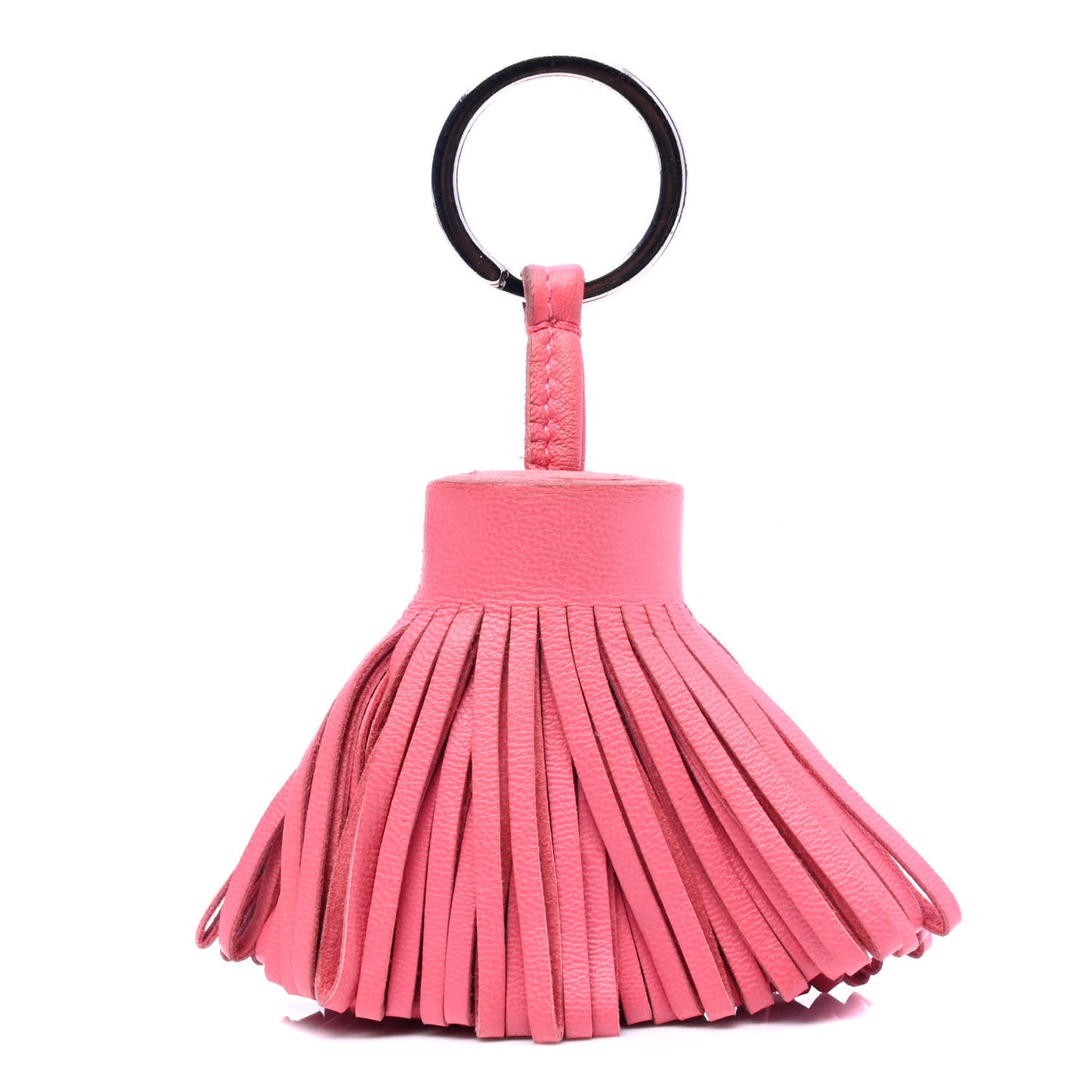 Lambskin Carmen Tassel Key Holder Rose Azalee