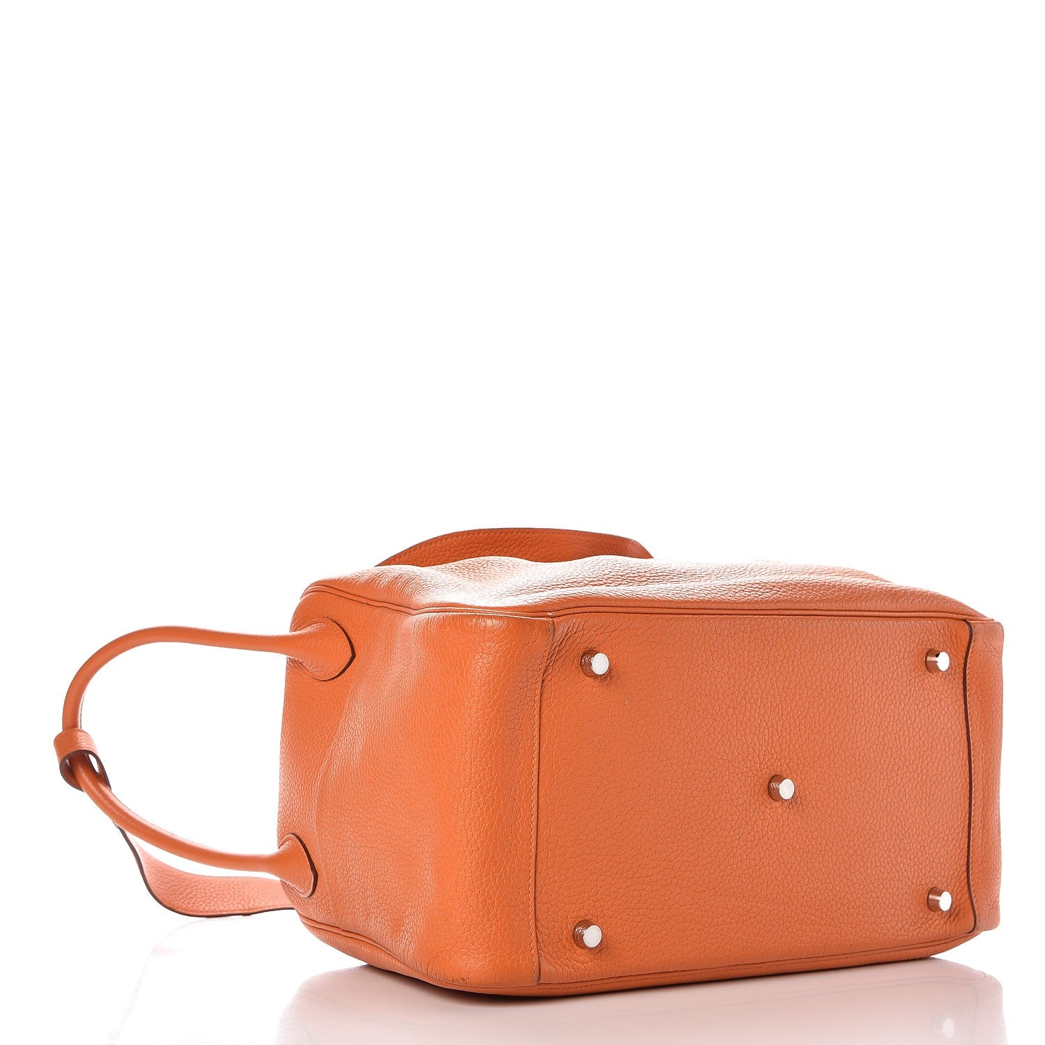 Hermes Taurillon Clemence Lindy 34 Orange 4 of 11