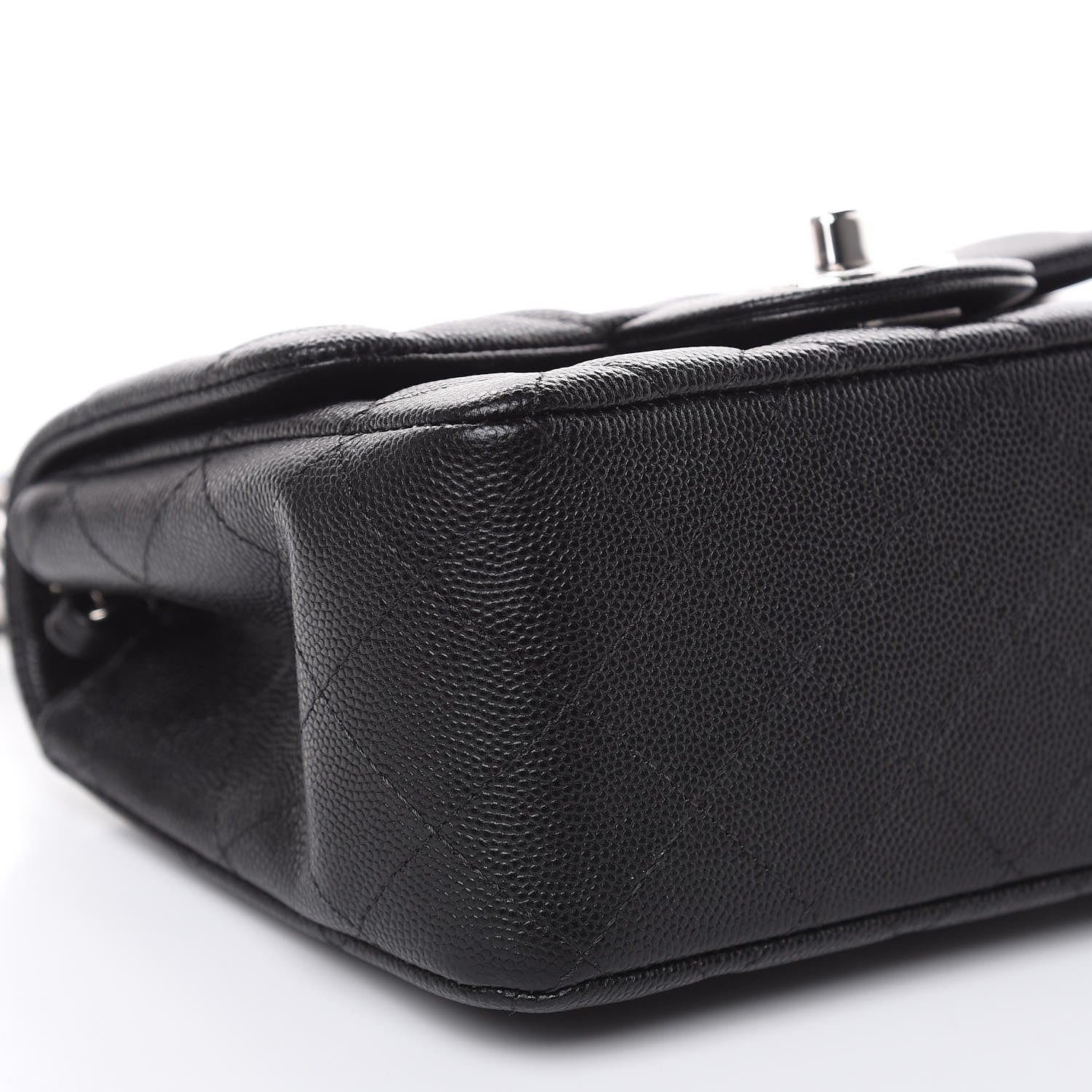 Chanel Caviar Quilted Mini Square Flap Black 8 of 9