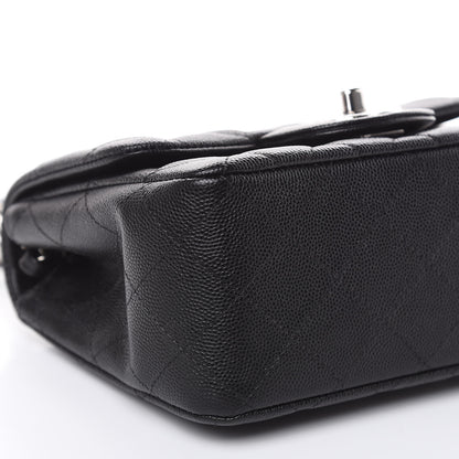 Chanel Caviar Quilted Mini Square Flap Black 8 of 9