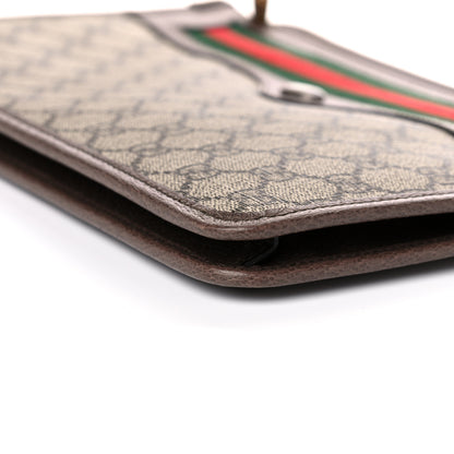 Gucci GG Supreme Monogram Web Small Ophidia Documents Holder Beige New Acero 10 of 10