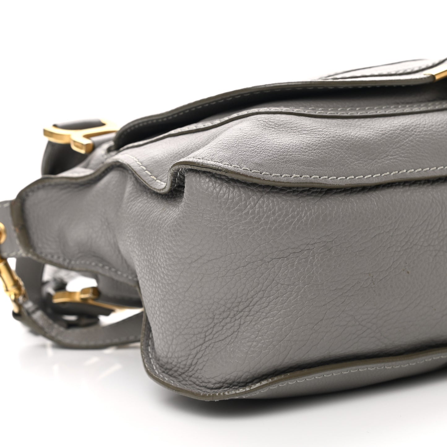 Calfskin Medium Marcie Satchel Cashmere Grey