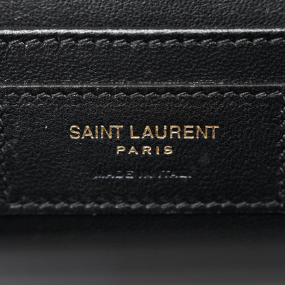 Saint Laurent Plexiglass Monogram Vicky Minaudiere Clutch Black 6 of 11