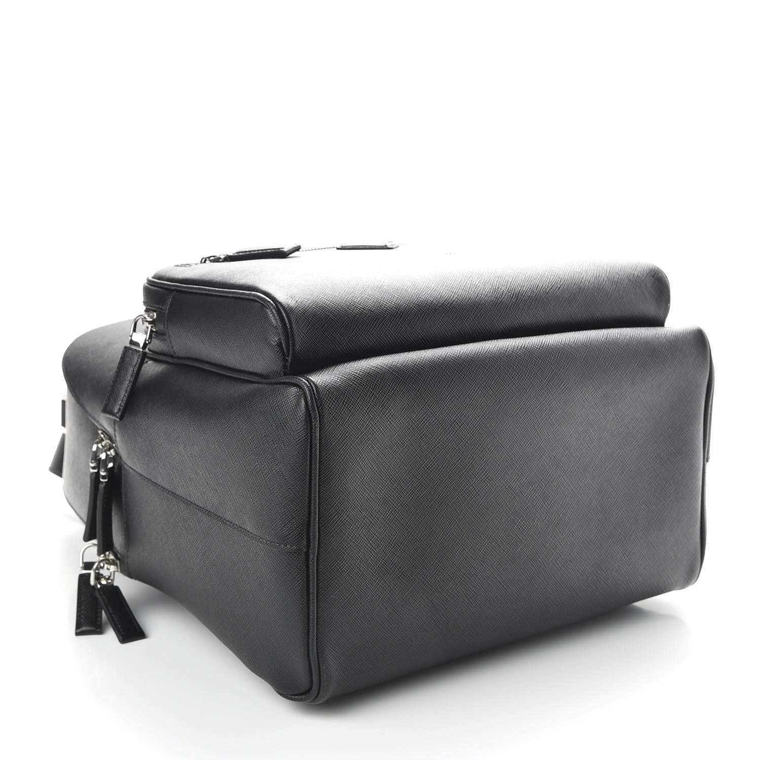 Prada Saffiano Travel Backpack Black 3 of 10