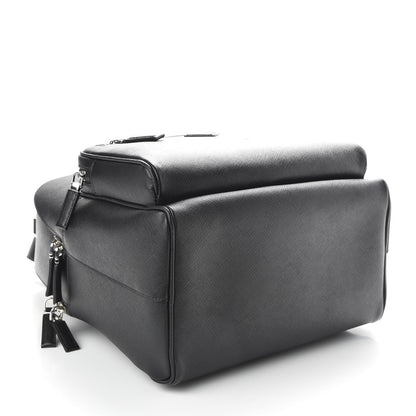 Prada Saffiano Travel Backpack Black 3 of 10