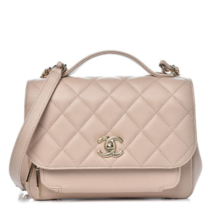 Chanel Caviar Quilted Medium Business Affinity Flap Beige 1 of 7
