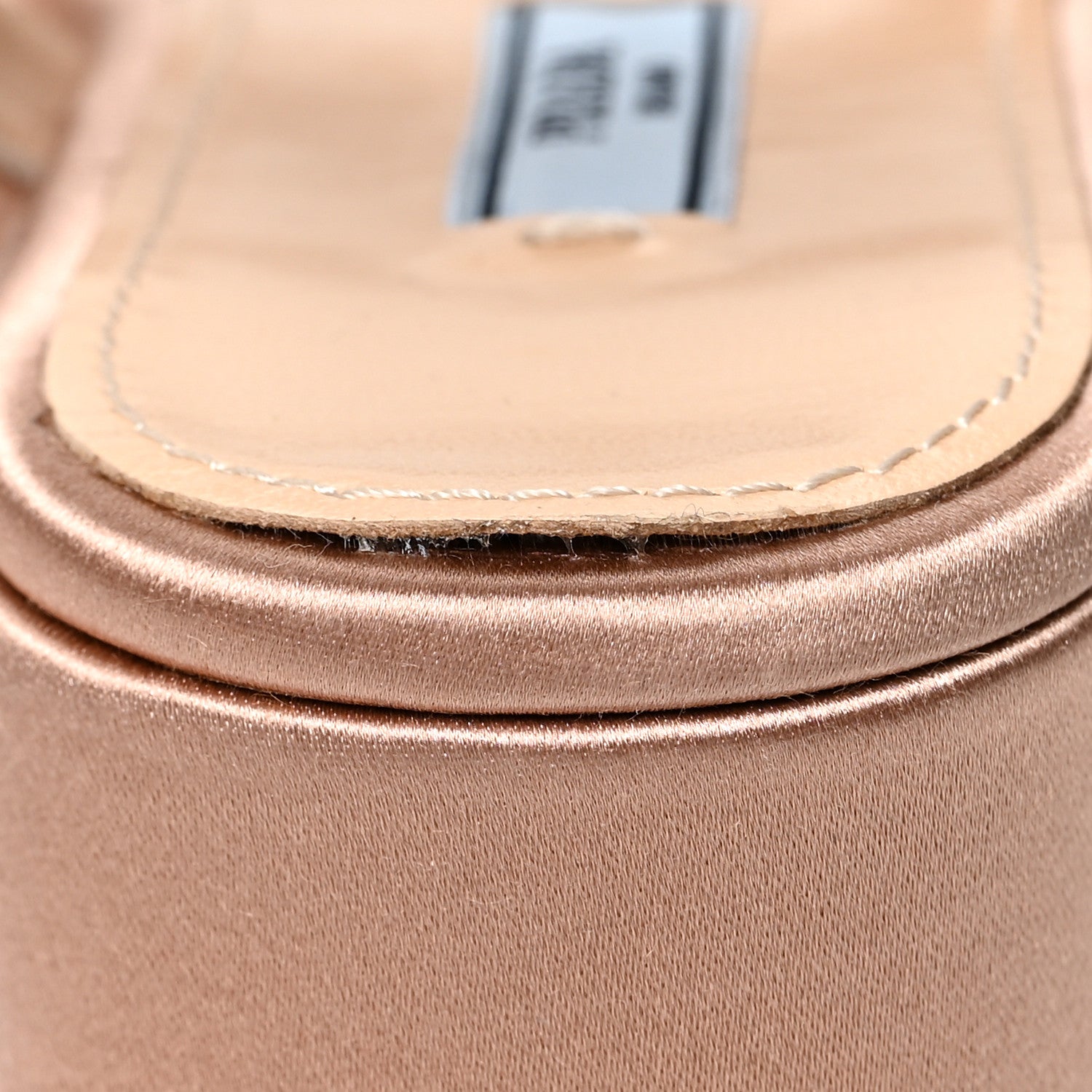 Prada Satin Raso Crisscross Platform 60mm Sandals 37 Nudo 9 of 9