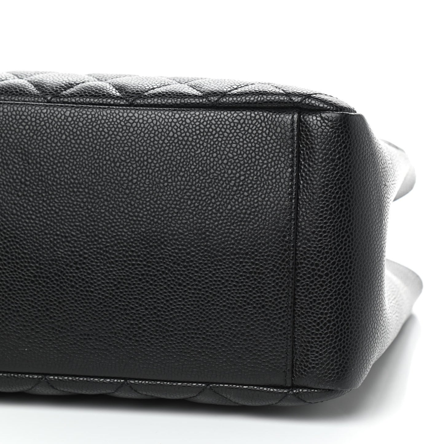 Caviar Quilted Grand Shopping Tote GST Black