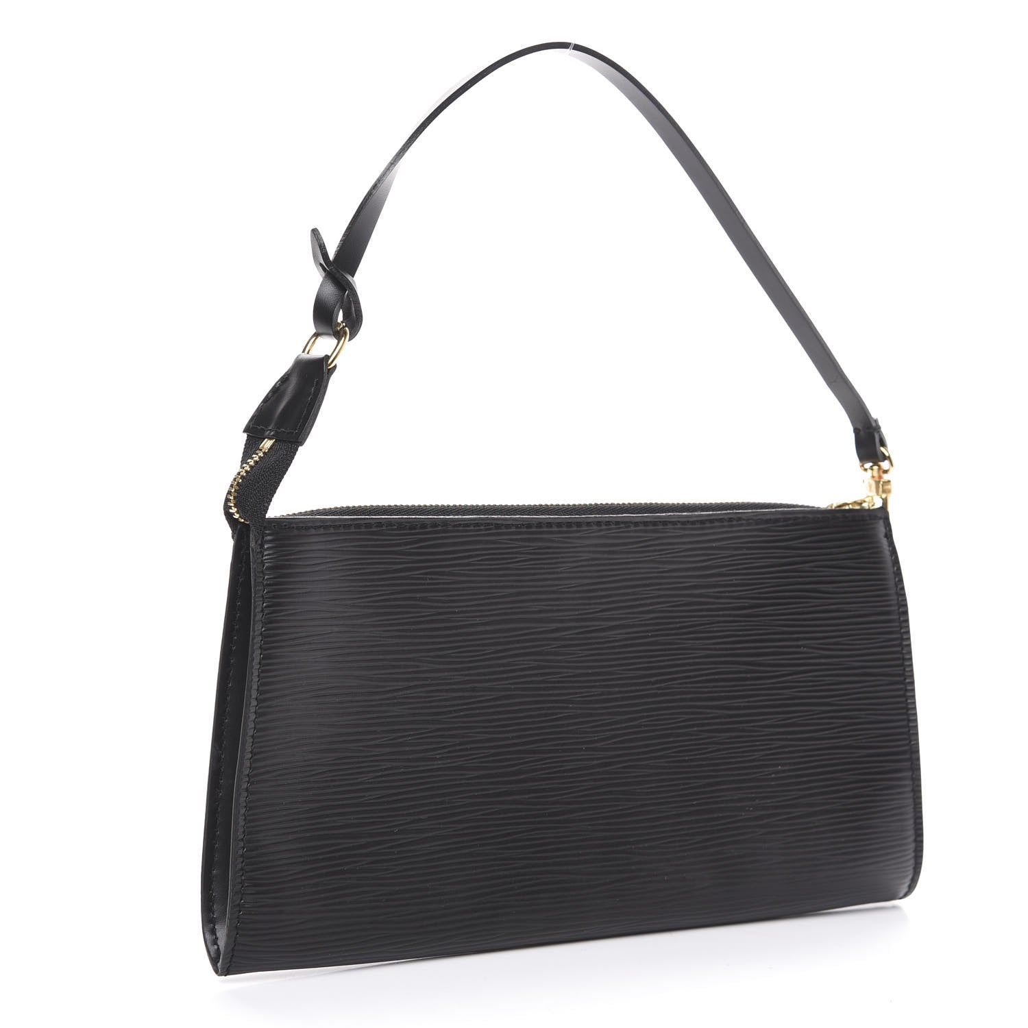 Louis Vuitton Epi Pochette Accessories 24 Black 2 of 8