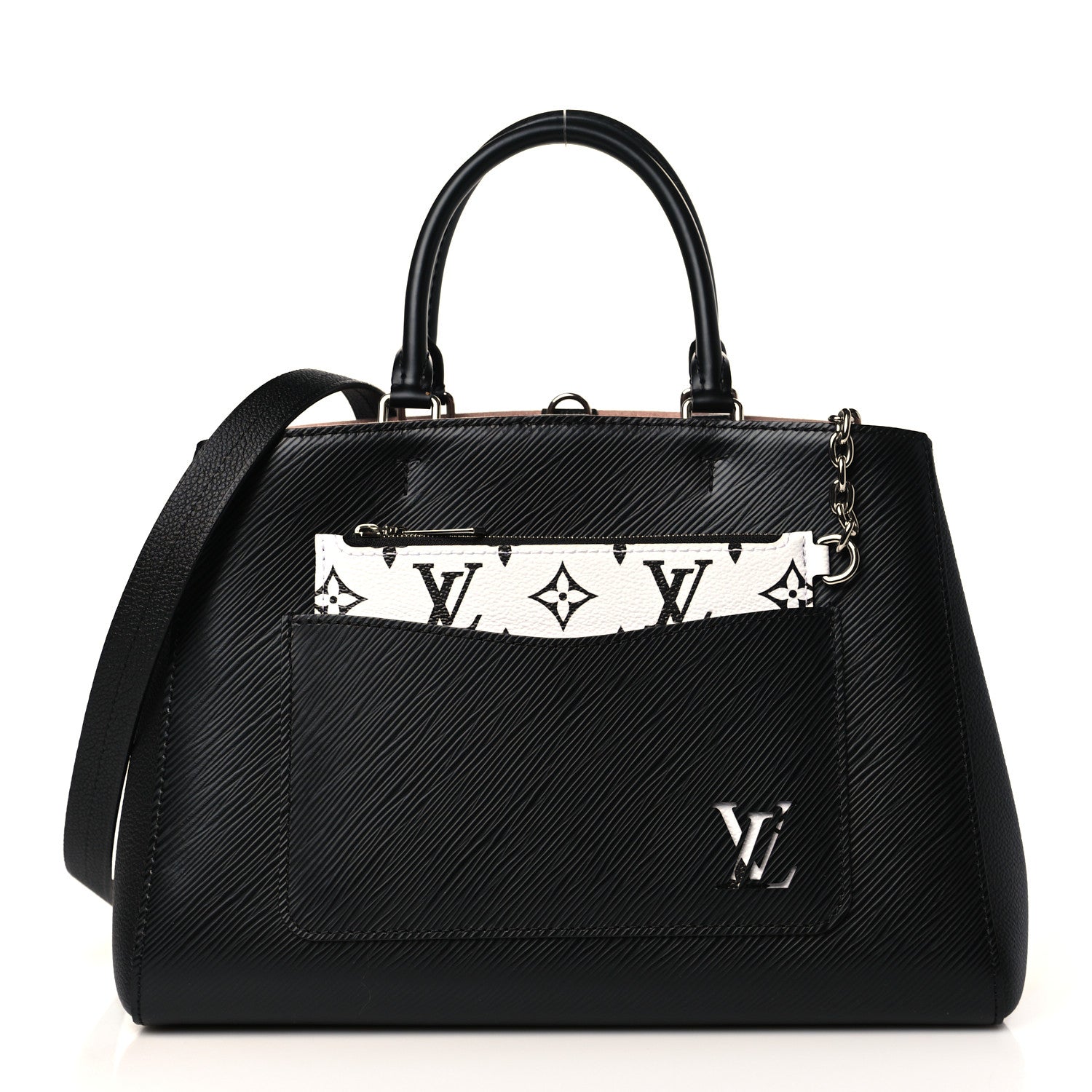 Louis Vuitton Epi Marelle Tote MM Black 3 of 10