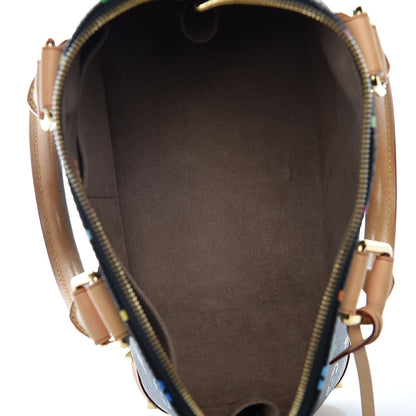Louis Vuitton Monogram Multicolor Alma PM Black 5 of 9