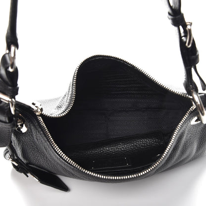 Prada Vitello Phenix Shoulder Bag Nero Black 5 of 8