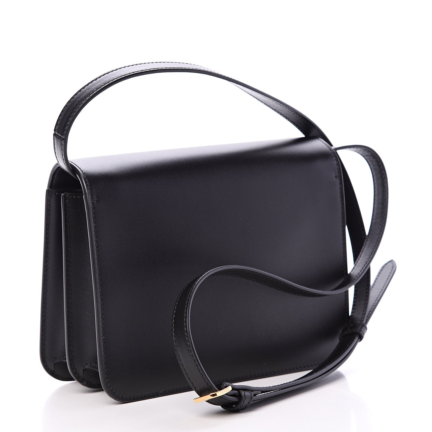 Burberry Calfskin Small TB Bag Black 2 of 9
