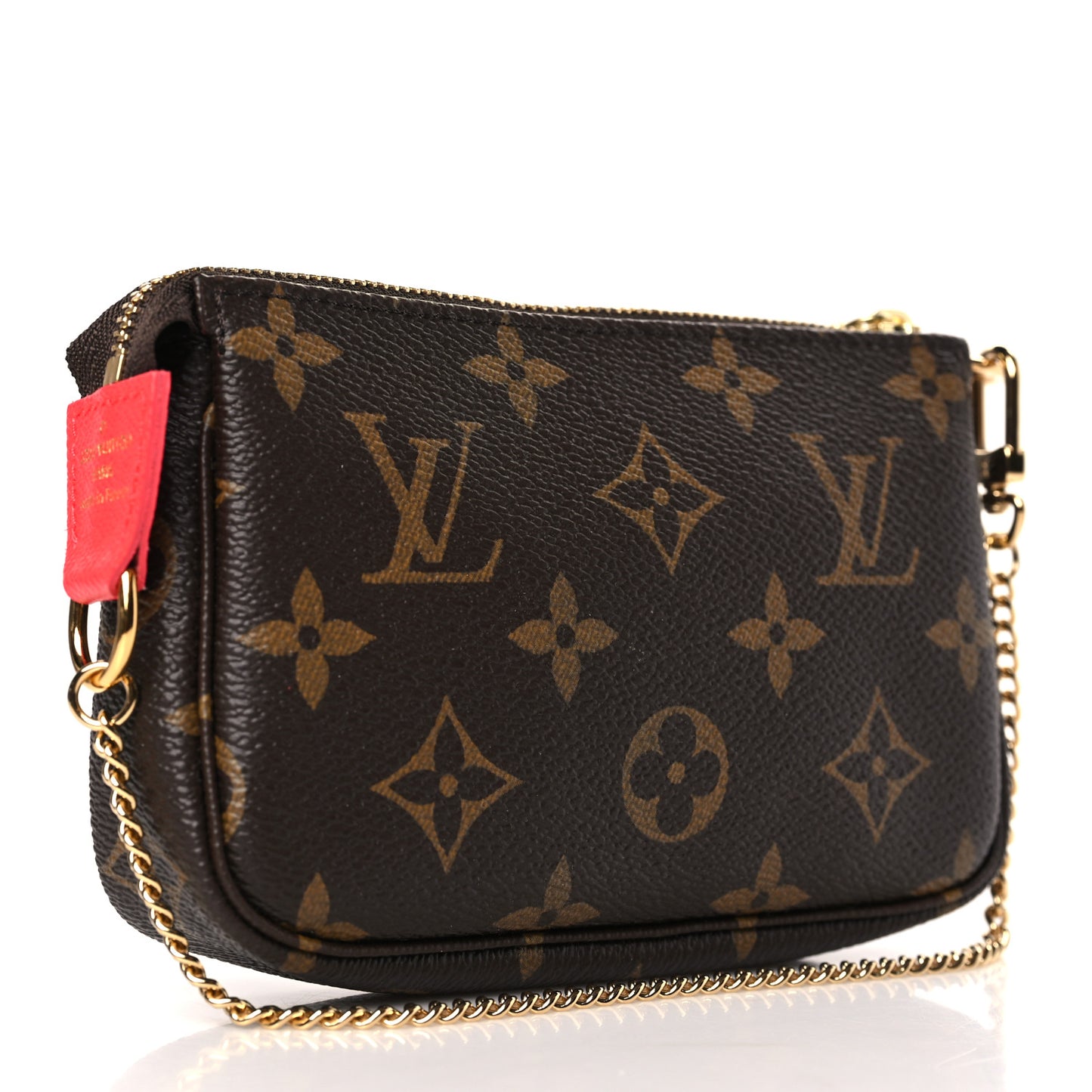 Monogram 2021 Christmas Animation London Mini Pochette Accessories Red