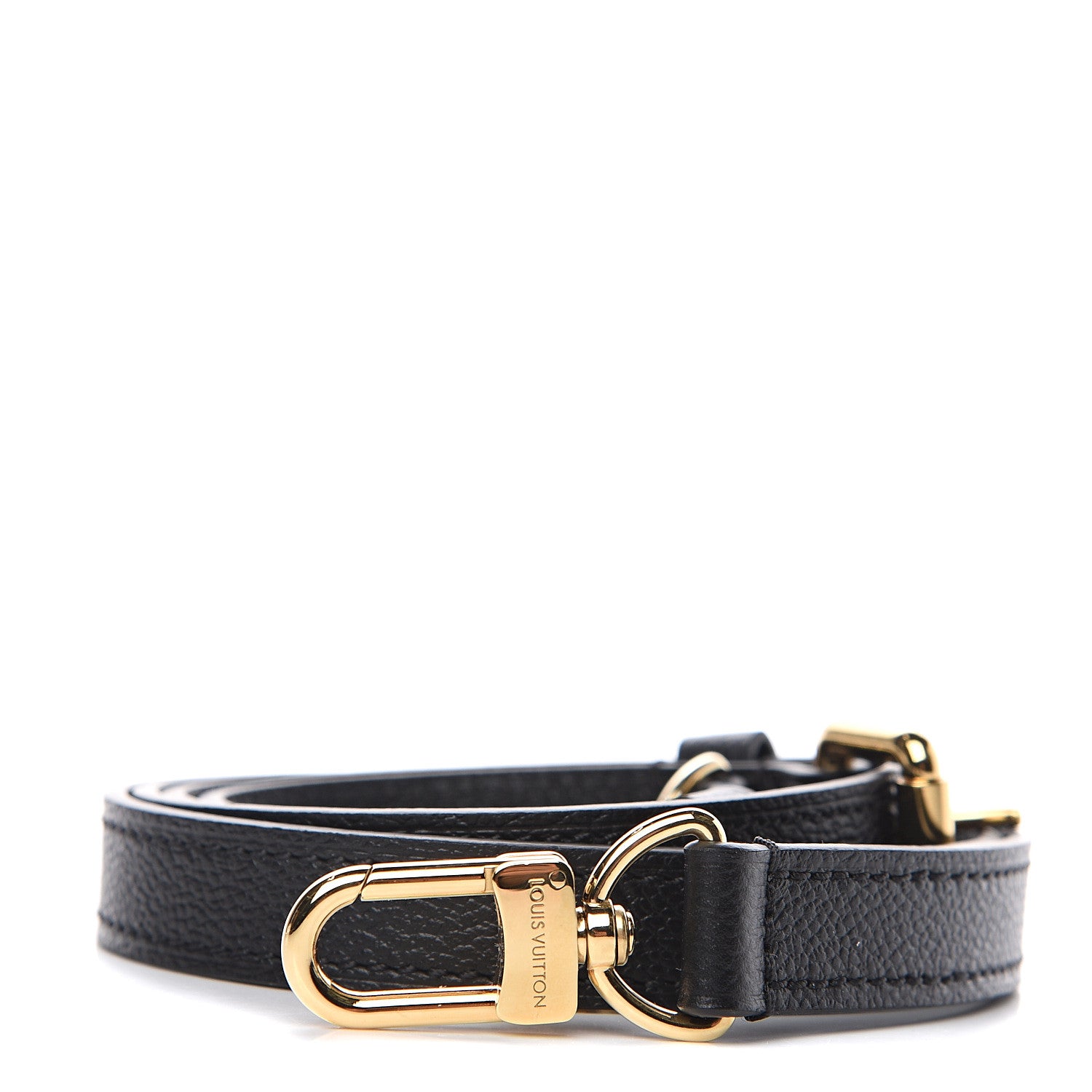 Louis Vuitton Calfskin Metis Adjustable Shoulder Strap Black 1 of 3